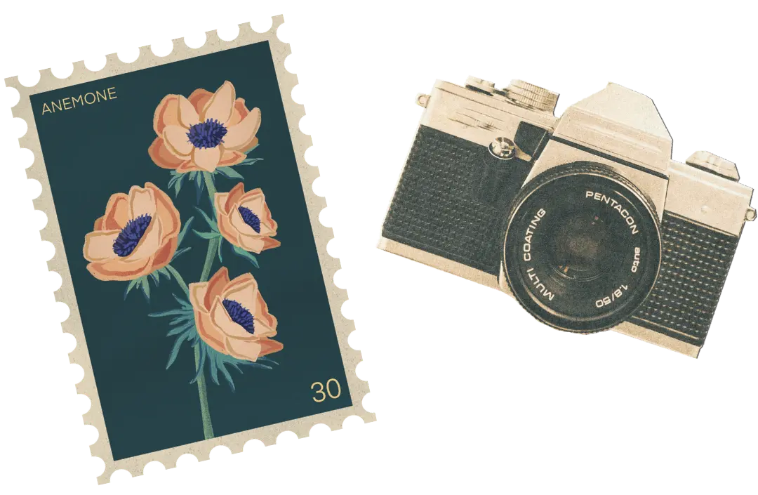 stamps and stickers